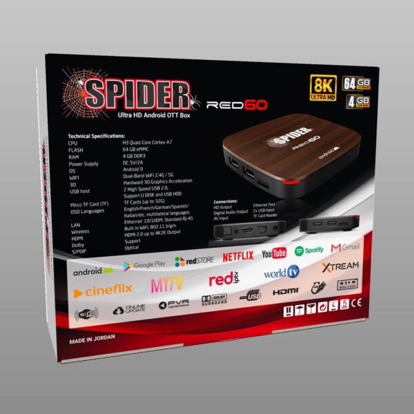 Spider Receiver Red 60 Android
